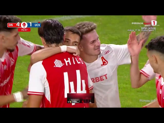 Dinamo Routs Craiova in Dominant Home Display