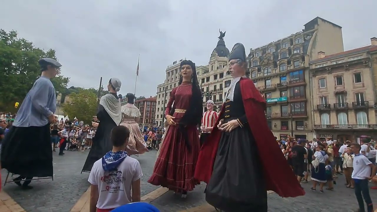 Vals Gigantes de Bilbao en Aste Nagusia 2023 (Día 1/8) | 20 de agosto de 2023