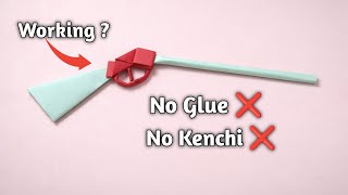 How to make paper gun | Origami guns \How to make paper gun easy and fast that shoots |Paper Shotgun