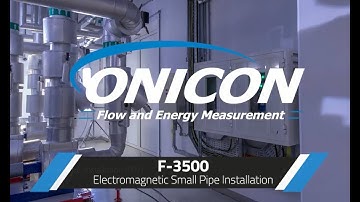 F-3500 Electromagnetic Flow Meter Small Pipe Installation