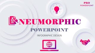Don't misss end 😍🔥🥵 How to create professional animated Neumorphic powerpoint