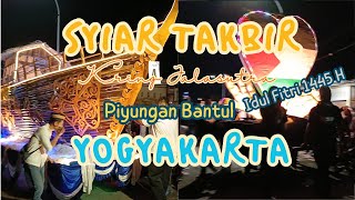 Syiar Takbir Kring Jalasutra Piyungan Bantul Yogyakarta || Idul Fitri 1445 H