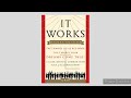"IT WORKS" by RHJ full audiobook/Read with Me 🌻#selfhelpbooks #motivational
