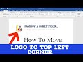 How To Move Logo at The left Corner Of MS Word Document