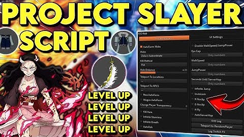 [Update 1.5🎆🥶] Project Slayers Script Hack GUI | Auto Farm + Mugen Farm | Auto Dungeon | Inf Spins!