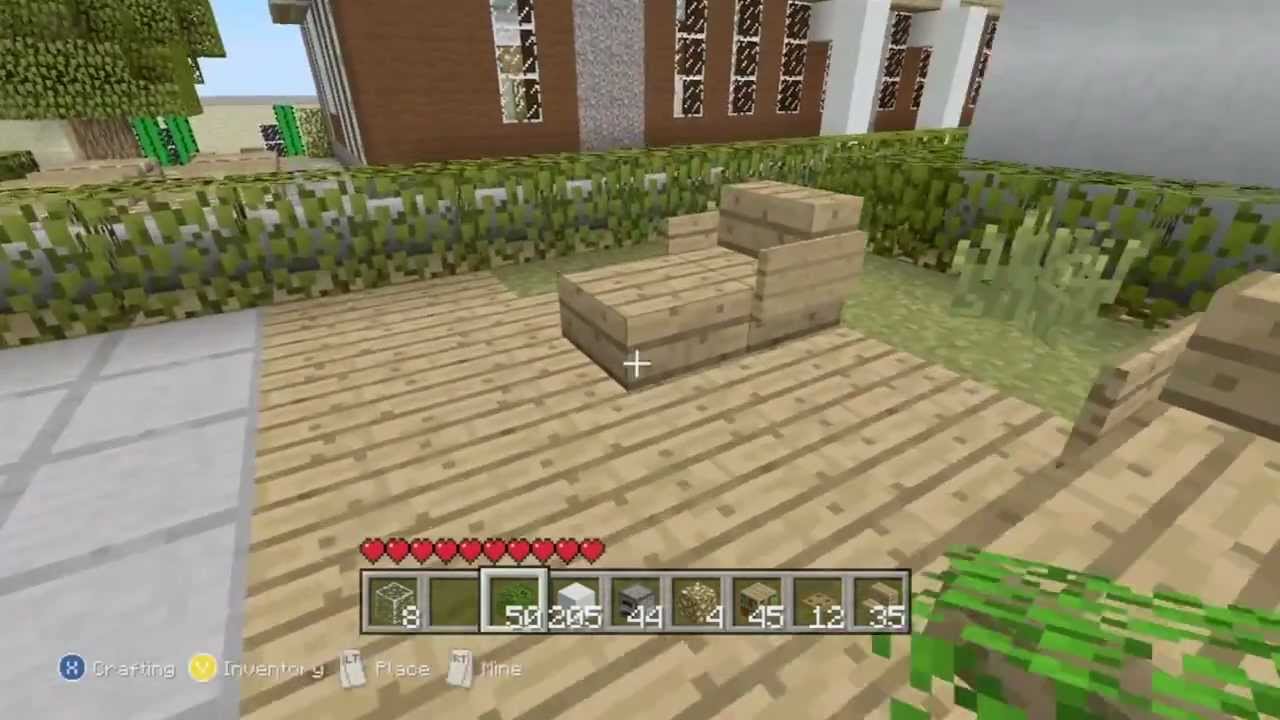 Minecraft Xbox 360 - Modern Home 1 Speed Build Part 1/3