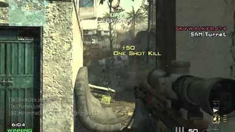 Redn3ck zombie - MW3 MSR FFA QS clip (part 1)