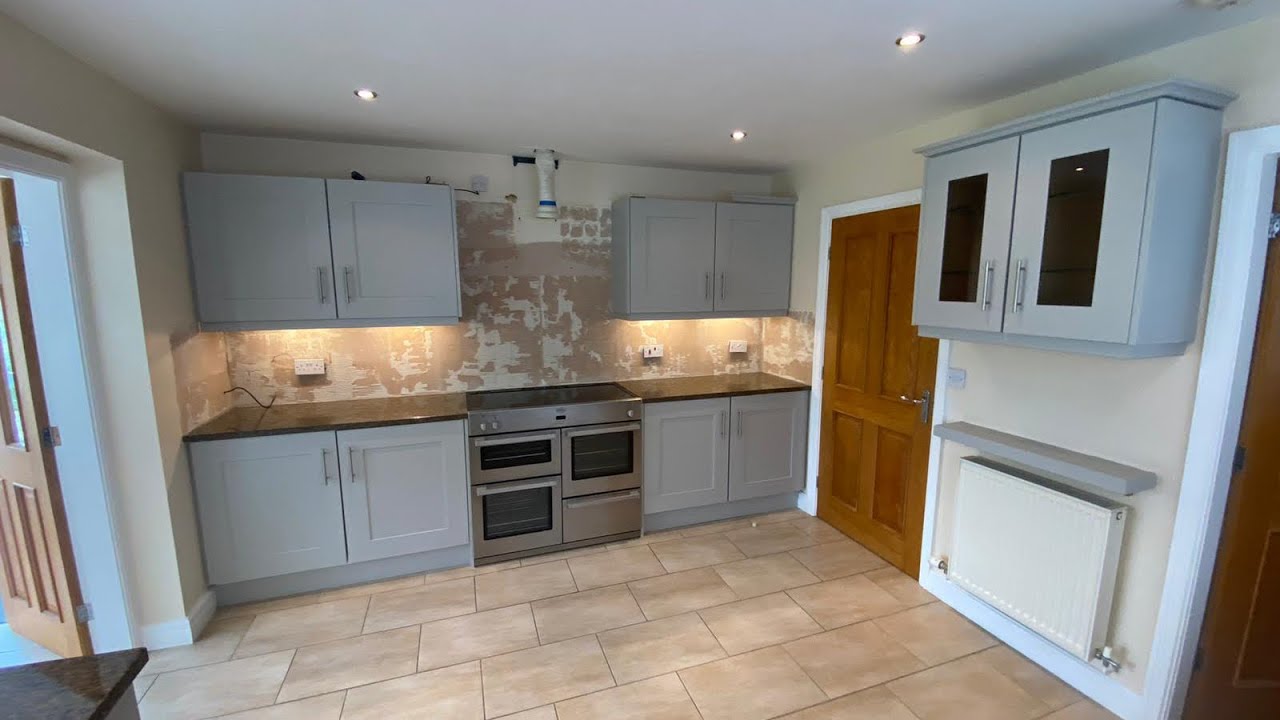 Hand Painted Kitchen In The Colour Purbeck Stone By Farrow & Ball