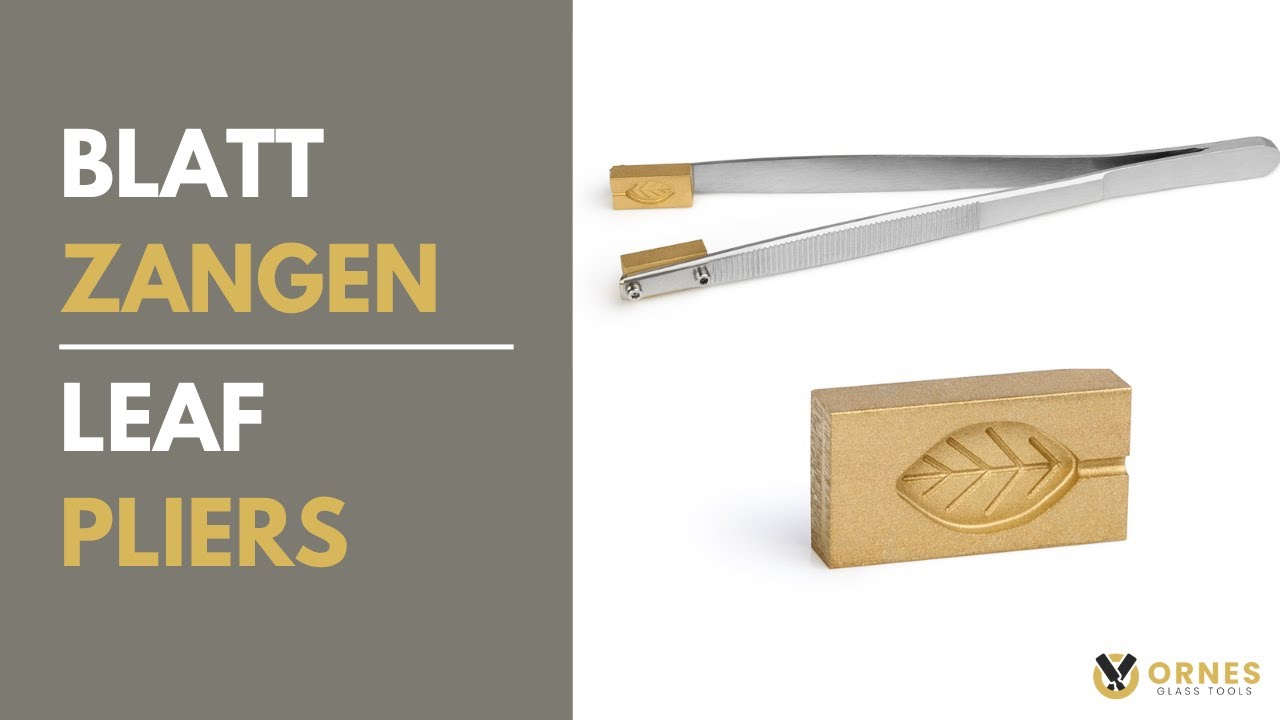 How to Make Glass Leaves – Using Pliers with a Small Leaf Mould