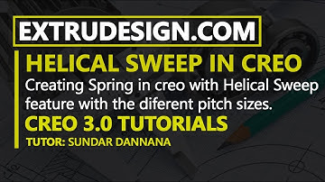 Helical Sweep- Explained in detail |ExtruDesign|
