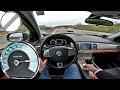 Jaguar XF 3.0 Diesel 211 HP (2011) | X250 | POV Test Drive | German Autobahn