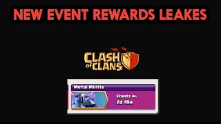 UPCOMING REWARDS LEAKES INFORMATION | METAL MILITIA EVENT FULL REWARDS LEAKES | 2021 | JULY | COC screenshot 5