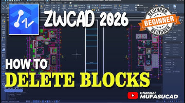 ZWCAD 2026 How To Delete Blocks