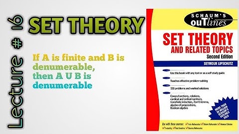 If A is finite and B is denumerable then A U B is denumerable