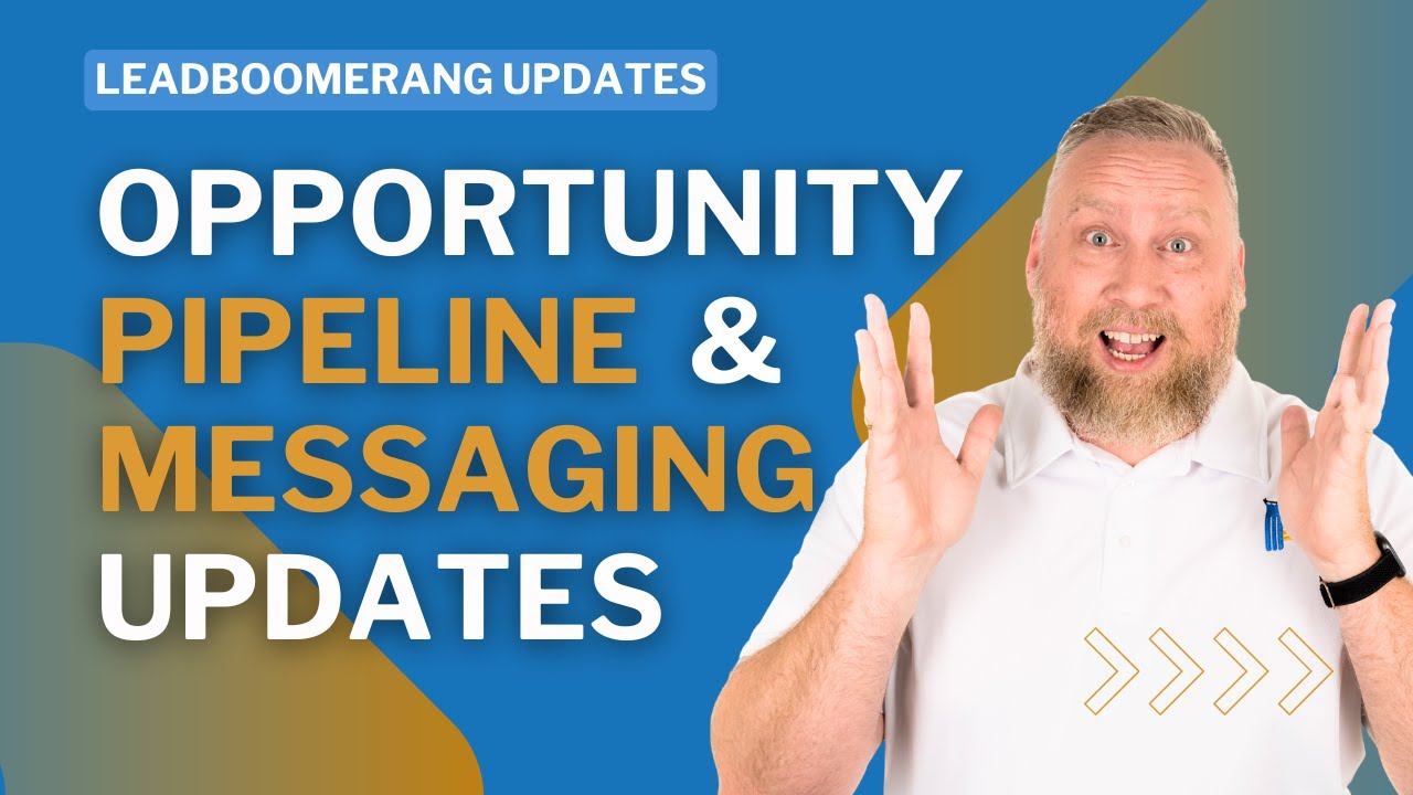 Pipeline & Opportunity Updates & How to Edit Your Messaging - YouTube