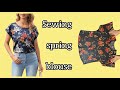 Sew This Stylish Blouse with Just 1 Meter of Fabric! | Easy Sewing Tutorial ✂️🧵