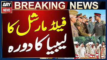 Chief of Defence Forces, Field Marshal Syed Asim Munir, Visits Libya