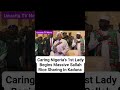 Caring Nigeria's 1st Lady Begins Massive Sallah Rice Sharing In Kaduna #fyp #news #nigeria