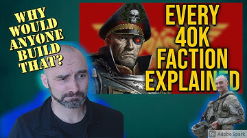 Army Combat Veteran Reacts to Every single Warhammer 40k WH40k Faction Explained by Bricky PART 4