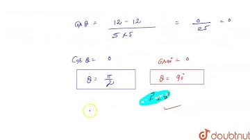 A particle has initial velocity vec(v)=3hat(i)+4hat(j) and a constant force vec(F)=4hat(i)-3hat(...