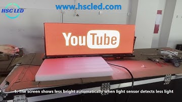 How Light Sensor Work With Taxi Top LED Screen