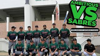 The Only Foreigner on a Japanese Baseball Team | Game Day vs Sabres 🇯🇵⚾