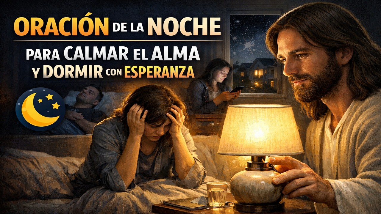 Oración de la Noche para Calmar el Alma y Dormir con Esperanza - YouTube