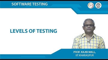 Levels of Testing
