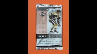Original 2,000: Upper Deck LEGENDS 2001-02 hockey pack rip! Found a Bryan Trottier JERSEY CARD!