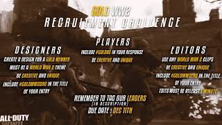 Gold: WW2 Recruitment Challenge!