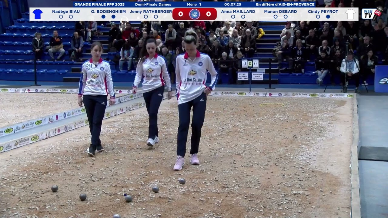 Grande Finale PPF 2025 - Demi finale Dames  PEYROT vs BODENGHIEM