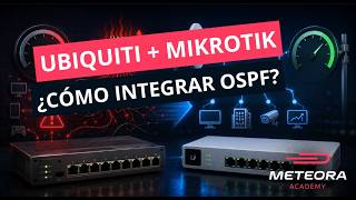 CÓMO INTEGRAR OSPF ENTRE UBIQUITI Y MIKROTIK SIN VOLVERTE LOCO | WARLEY GOES | WARLEY GOES