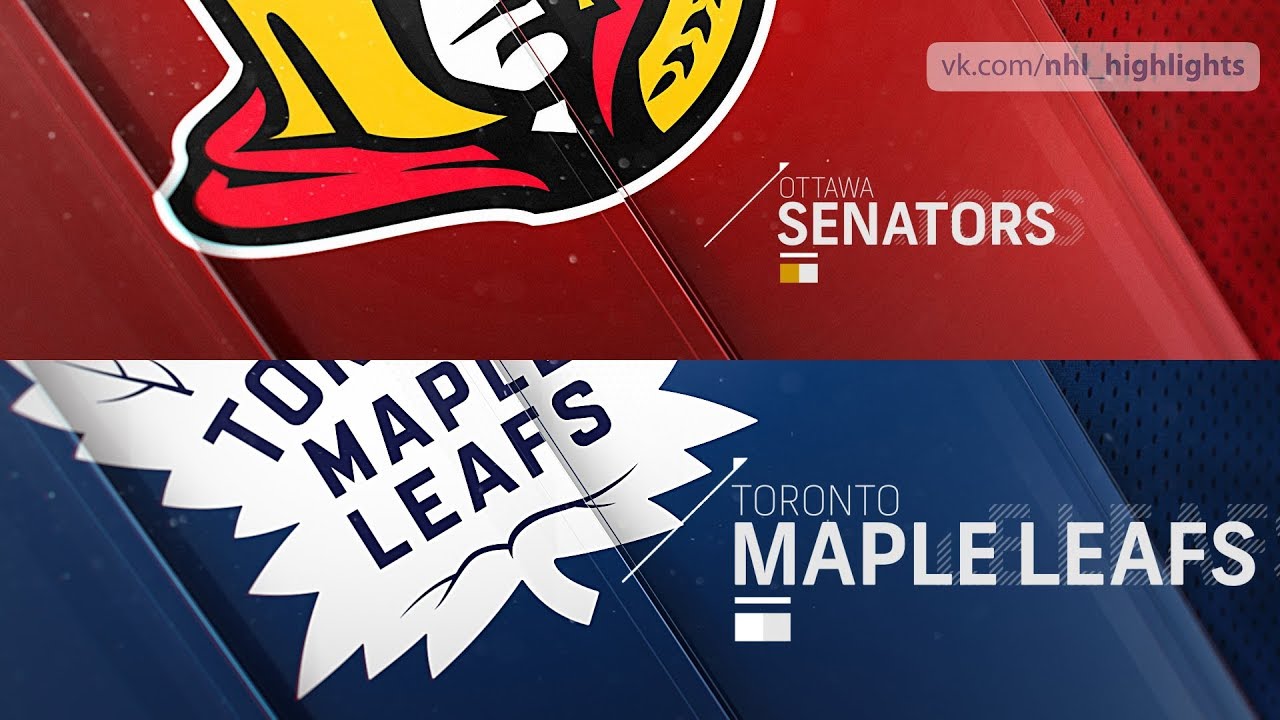 Ottawa Senators vs Toronto Maple Leafs 