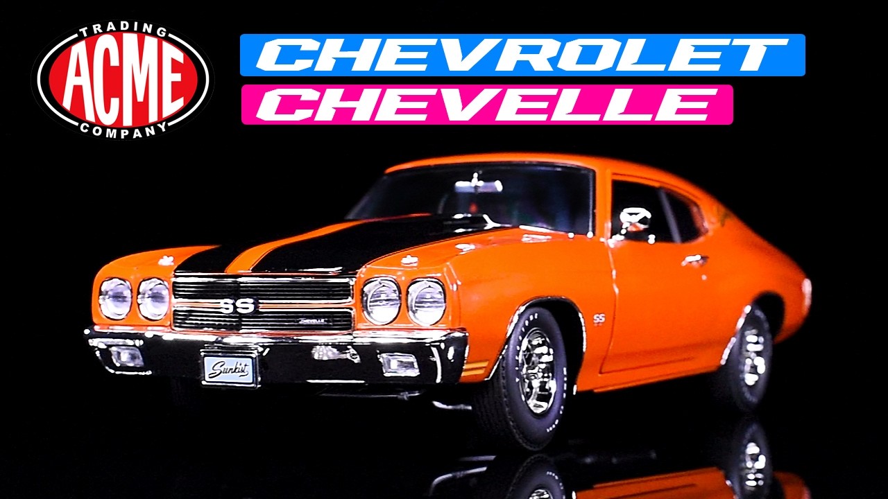 1970 Chevrolet Chevelle SS - Sunkist Diecast 1:18 Scale Model - ACME A