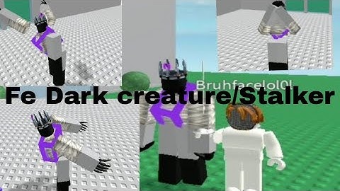 Roblox Fe Script Showcase | Fe Stalker/ Dark creature (fling) | Fluxus and Hydrogen