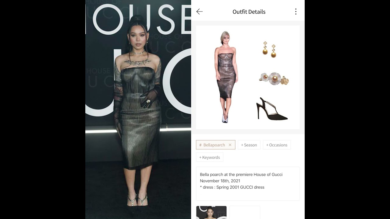 bella poarch black dress BELLA POARCH @bellapoarch in custom @chynnamamawalatelier chynnamamawalatelier for American Heart Association's Dress Collection Concert Styling by @style_byjordan