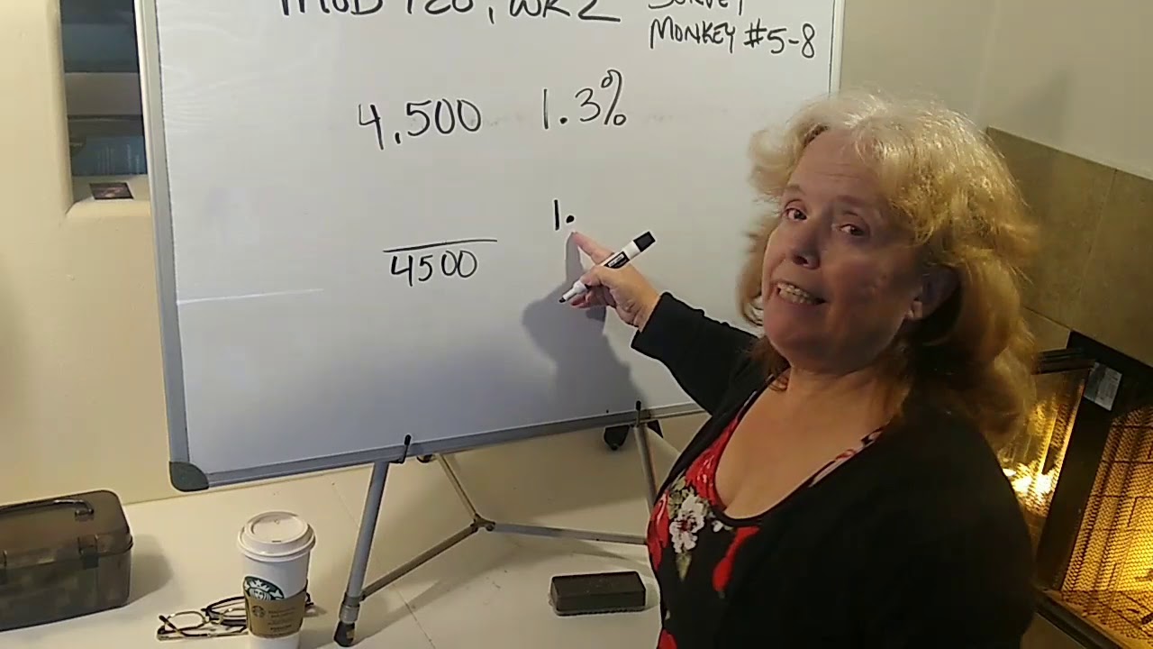 MOD 120 Demonstration Of Percents PT2 YouTube