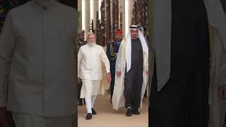 PM Modi accorded a Guard of Honour in Abu Dhabi | #uae | #shorts