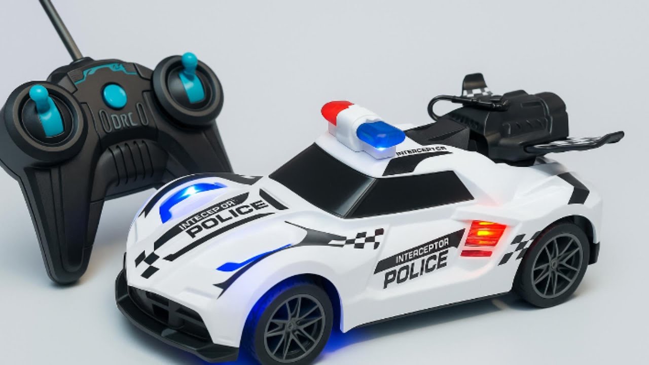 Unboxing Epic RC Spray Police Car, Lightning McQueen, Garbage Truck & 3D Light Car | ASMR Sounds