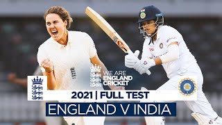 Verma, Knight & Dunkley Star as India Fight to Draw! | Full Test Highlights - England Women v India