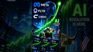 META, PLTR &amp; CRDO Are Dominating AI! 🤖 #trading #stocks #aistocks #ai #stocktwits #stockify #shorts