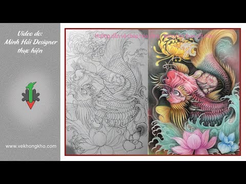 Video Hướng dẫn vẽ cá chép hóa rồng - vẽ không khó - youtube