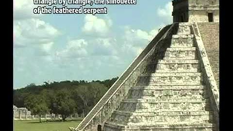 Chichen Itza Pyramid, the descent of the feathered serpent