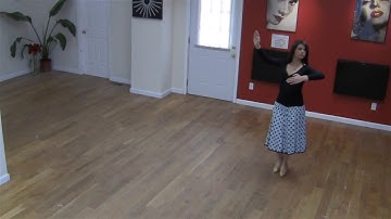 How To Dance Quick Step Natural Turn With Hesitation