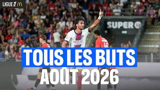 Visi rugpjūčio mėnesio įvarčiai | Ligue 1 McDonald's 26/27 sezono