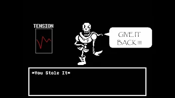 Bonetrousle; But you stole Papyrus's Leg. . .