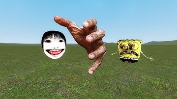 HANDOFGOD SPONGE AND OYSHEI IN GMOD #FyroGaming #gmod #garrysmod