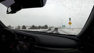 [4k] Driving in Broomfield, Colorado on a snow day - 3/9/2022