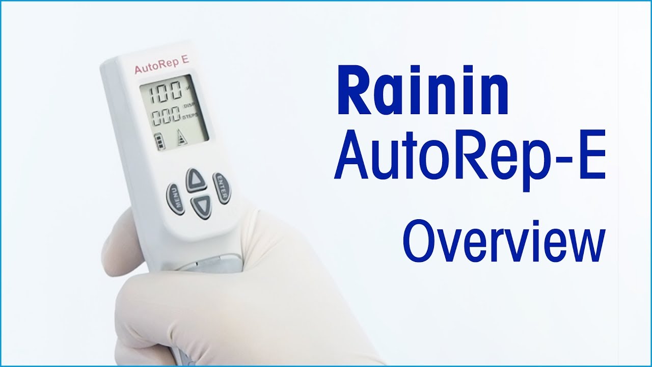 Manual Repeater Pipette Rainin AutoRep E YouTube