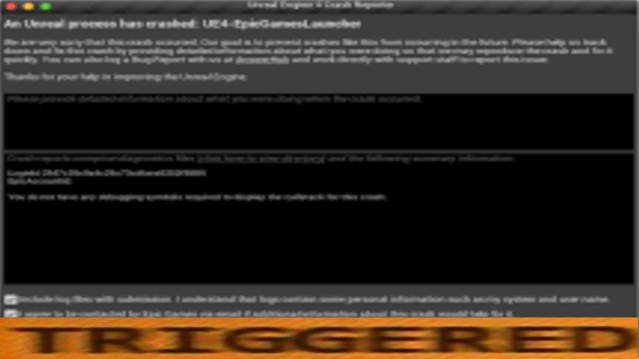 unreal engine 4 crash reporter